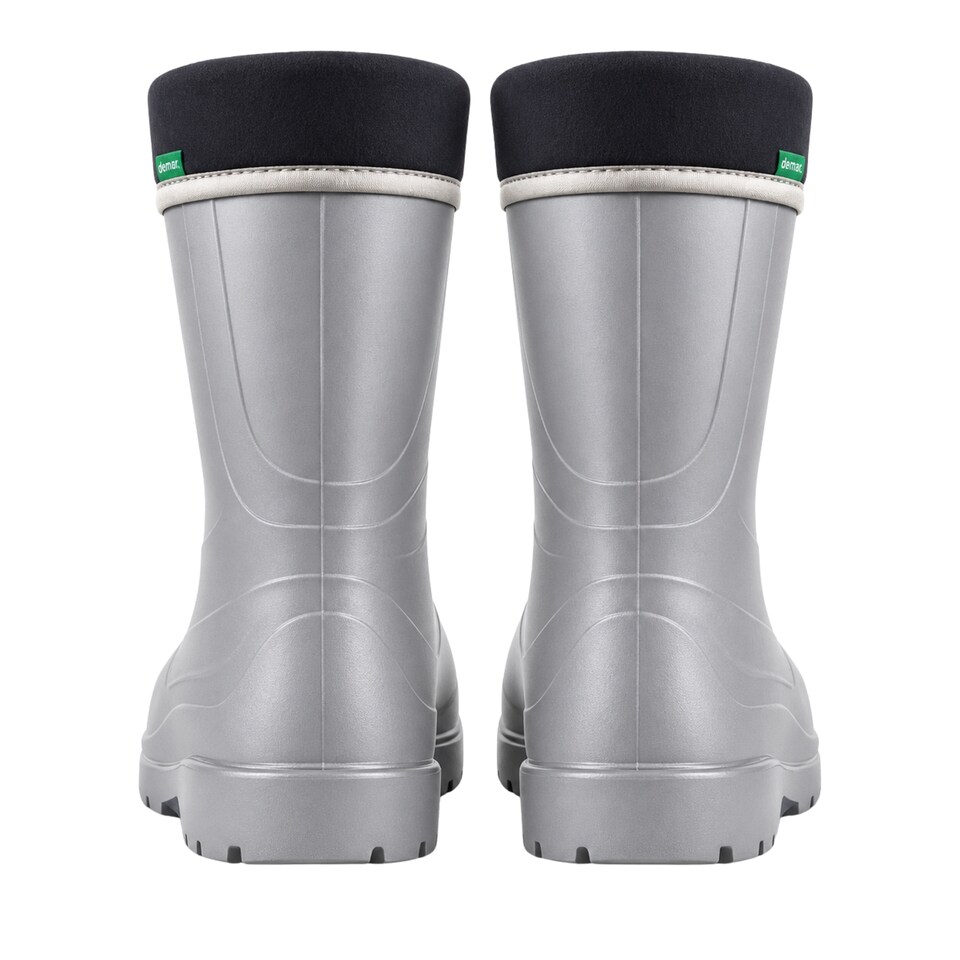 image 1 of Laura Waterproof Women's EVA Wellies with a removable warming liner Silver EU39