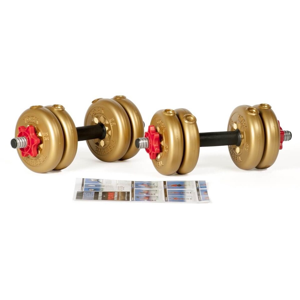 image 1 of York 11kg Adjustable Dumbbell Set