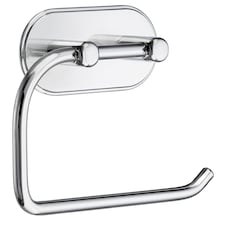 BESLAGSBODEN Chrome Self Adhesive Bathroom Toilet Roll Holder