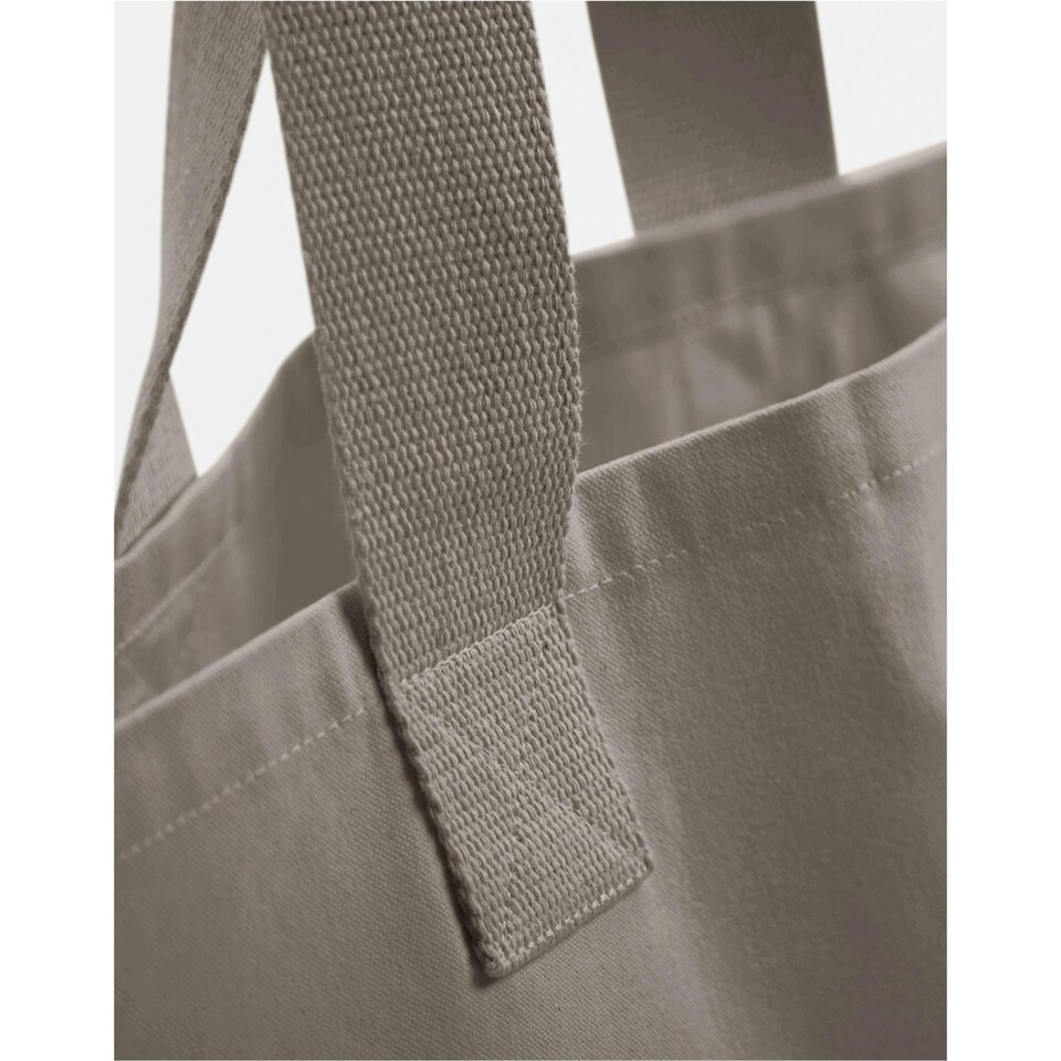 image 1 of Westford Mill Canvas Everyday Tote | Grey | Mushroom | One Size | 1