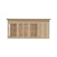 image 1 of Lela 16x8 Summerhouse including Storage - L244.8 x W476 x H227.5 cm | Brown | Honey Brown