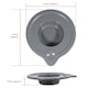 image 6 of SPARES2GO Bowl Cover for KitchenAid Glass K5GB 4.7L 4.8L litre 5quart Mixing Lid 5KSM5GBS