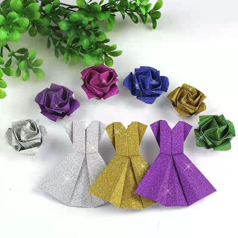 image 1 of Pack of 10 A4 Coloured Glitter Card 230gsm Sheets Yellow | Yellow | A4