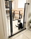 image 9 of Bettacare Child and Pet Gate Narrow, 68.5cm - 75cm, Matt Black, Extra Tall Gate 104cm in Height, Narrow Pressure Fit Stair Gate