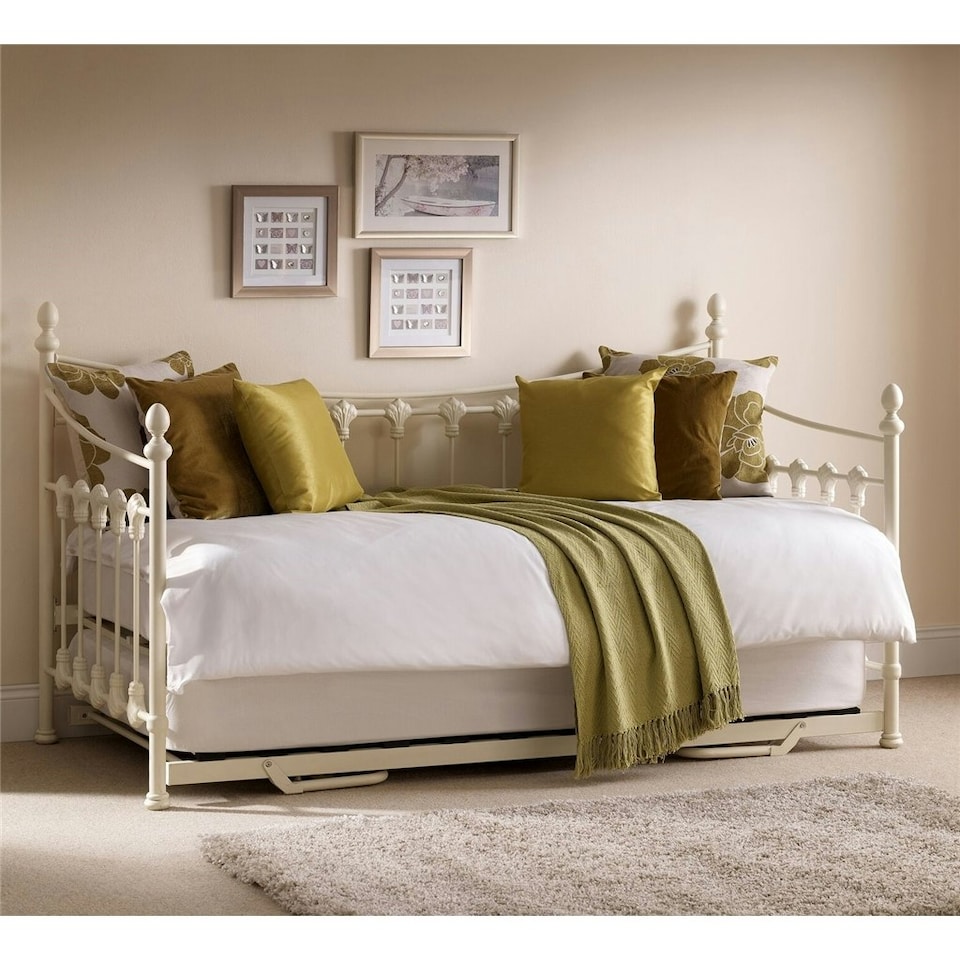 image 1 of Premier Metal Frame Daybed + Underbed Trundle - Single 3ft (90cm)