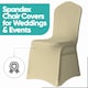 image 6 of Chair Cover Spandex Polyester Stretch, Flat Dining Slipcovers - 10pcs