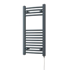 Zennor - Anthracite Electric Towel Rail H800mm x W400mm Curved 200w Standard