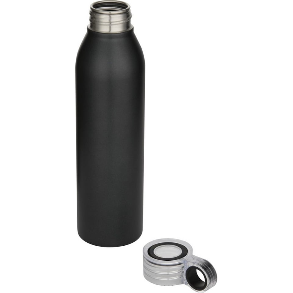 image 1 of Floso Grom Stainless Steel 650ml Water Bottle | Black | Solid Black | 1