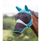 image 4 of Shires Fine Mesh Fly Mask with Ears & Nose Black | X-Small Pony