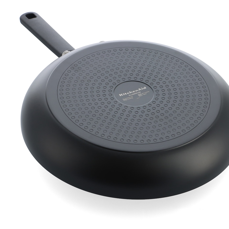 image 1 of KitchenAid Coloured Aluminium Frying Pan, 20cm, Matt Black