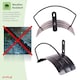 image 3 of Heavy Duty Wall Mounted Garden Hose Pipe Hanger Storage Hook