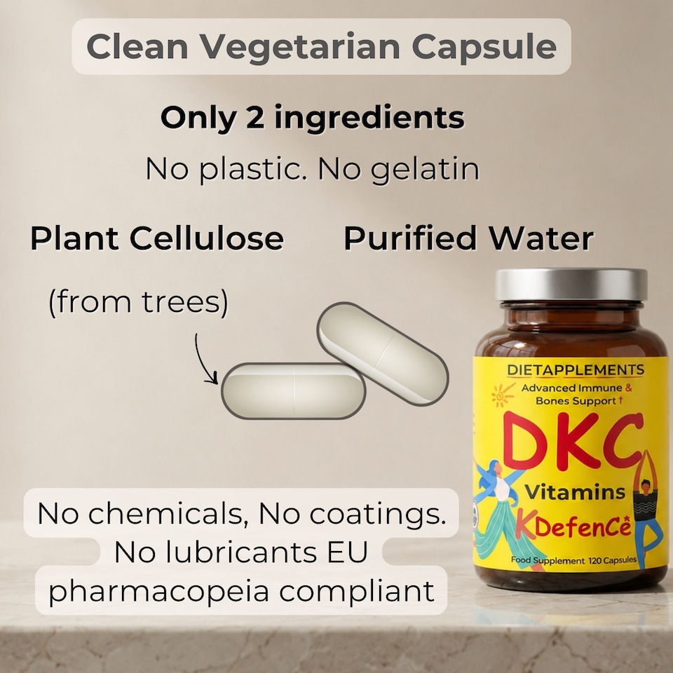 image 1 of Dietapplements Vitamin D3, Vitamin K2 & Vitamin C 90 Capsules