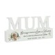 image 5 of Personalised Botanical Memorial Photo Upload Wooden Mum Ornament