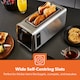 image 6 of GEEPAS 5-in-1 DIGITAL 4 Slice Long Slot Toaster, 1450W Silver | Silver