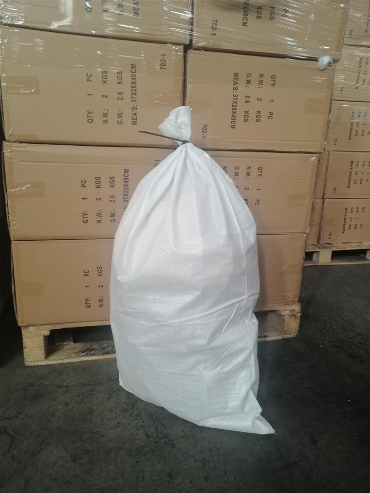 image 1 of Builders Bag Pack of 50x 40cm x 60cm White Woven PP Rubble Sacks Sand Bags Sandbags Storage Multipack