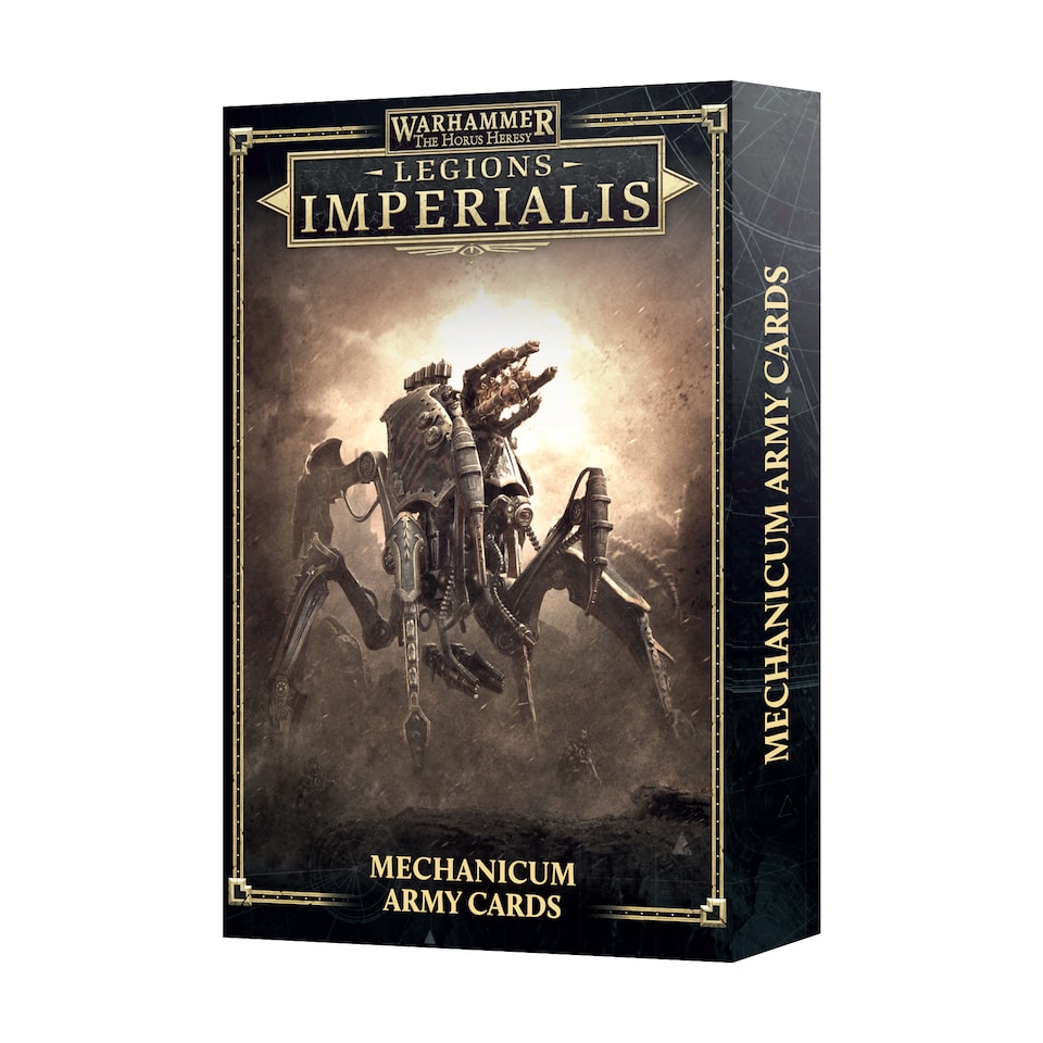 Mechanicum Army List Cards Legions Imperialis