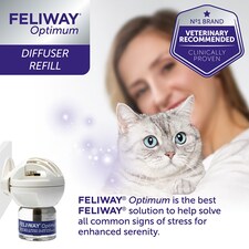 Feliway Optimum Calming Pheromone Diffuser Starter Kit for Cats