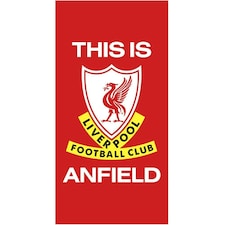 Liverpool FC This Is Anfield Beach Towel - Red/White - One Size