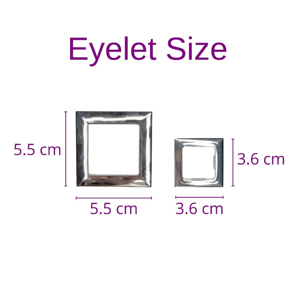 image 1 of FURNISHED Blackout Roller Blinds with Triple Square Eyelets Cut to Size Easy Fit Window Shade | Blue | Navy | (W) 90cm x (L) 210cm