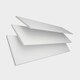 image 3 of 110cm Serene Smooth Finish Faux Wood Venetian Blinds with Strings  (120cm Drop) | White | White