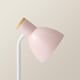 image 5 of ValueLights Woody Blush Pink Desk Task Adjustable Table Lamp and Bulb