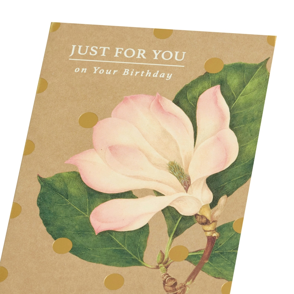 image 1 of Birthday card - large flower