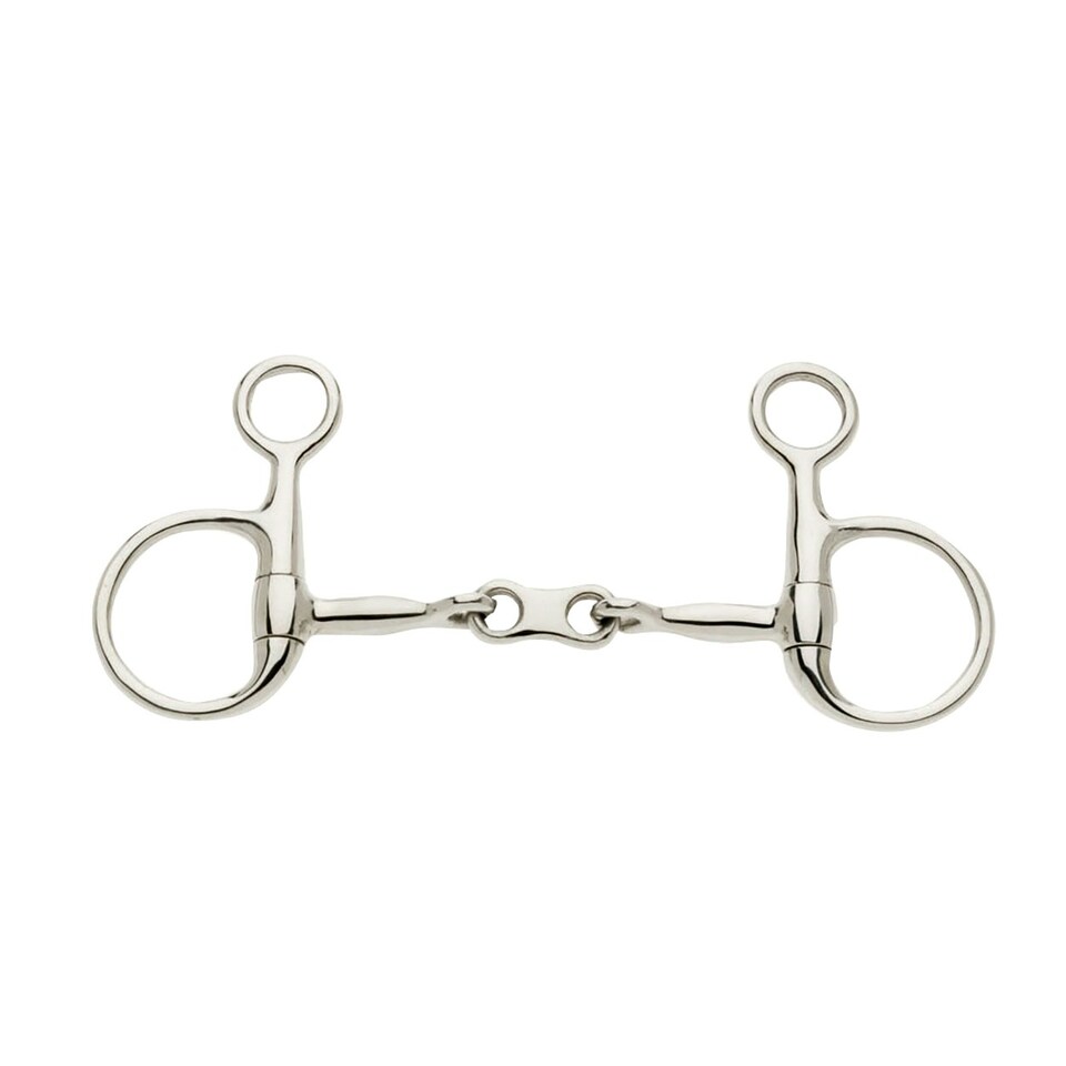 Lorina French Link Hanging Cheek Snaffle - Silver - 6.5in