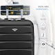 image 9 of Flight Knight Cabin Suitcase 55x35x20cm, Lightweight Carry On Bag - Over 100 Airlines- Ryanair, EasyJet, British Airways - Hand Luggage, ABS Hard Shell TSA Lock Silver | Silver | Cabin Bag