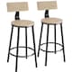 image 1 of 2 Bar stools Poole | Brown | industrial wood light, oak Sonoma | 46,50 x 46,50 x 104 cm | 2