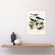 image 4 of Magpie Clarks Crow and Jays Audubon Nature Wall Art Poster Print 12X16"