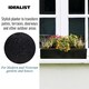 image 5 of Window Box Light Concrete Black Terazzo Garden Planter L40 W17 H17.5 cm, 16 ltrs Cap.