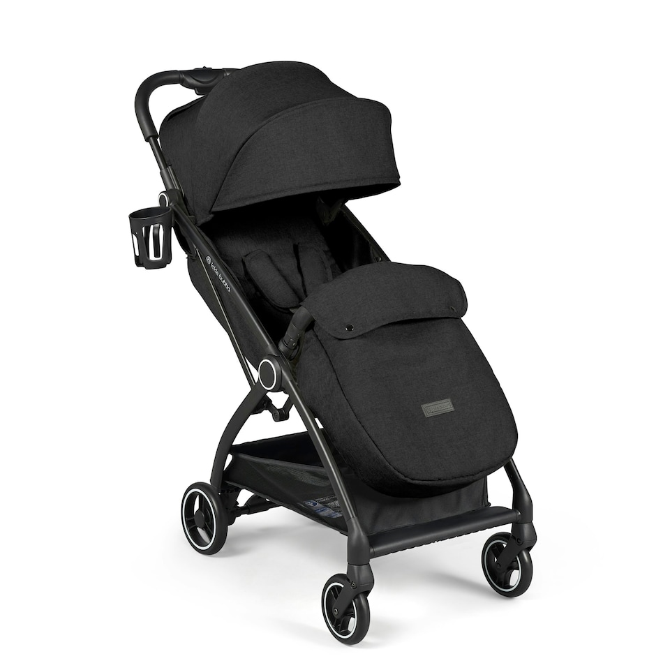 image 1 of Aries Max Autofold Stroller - Feather-Light Design, Multi-Position Recline, Handy Auto-Fold, Birth to 22kg, UPF 50+ Hood & More (Black)