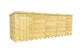 image 1 of 19 x 5 Feet Pent Shed - Single Door Without Windows - Wood - L147 x W560 x H201 cm | Brown