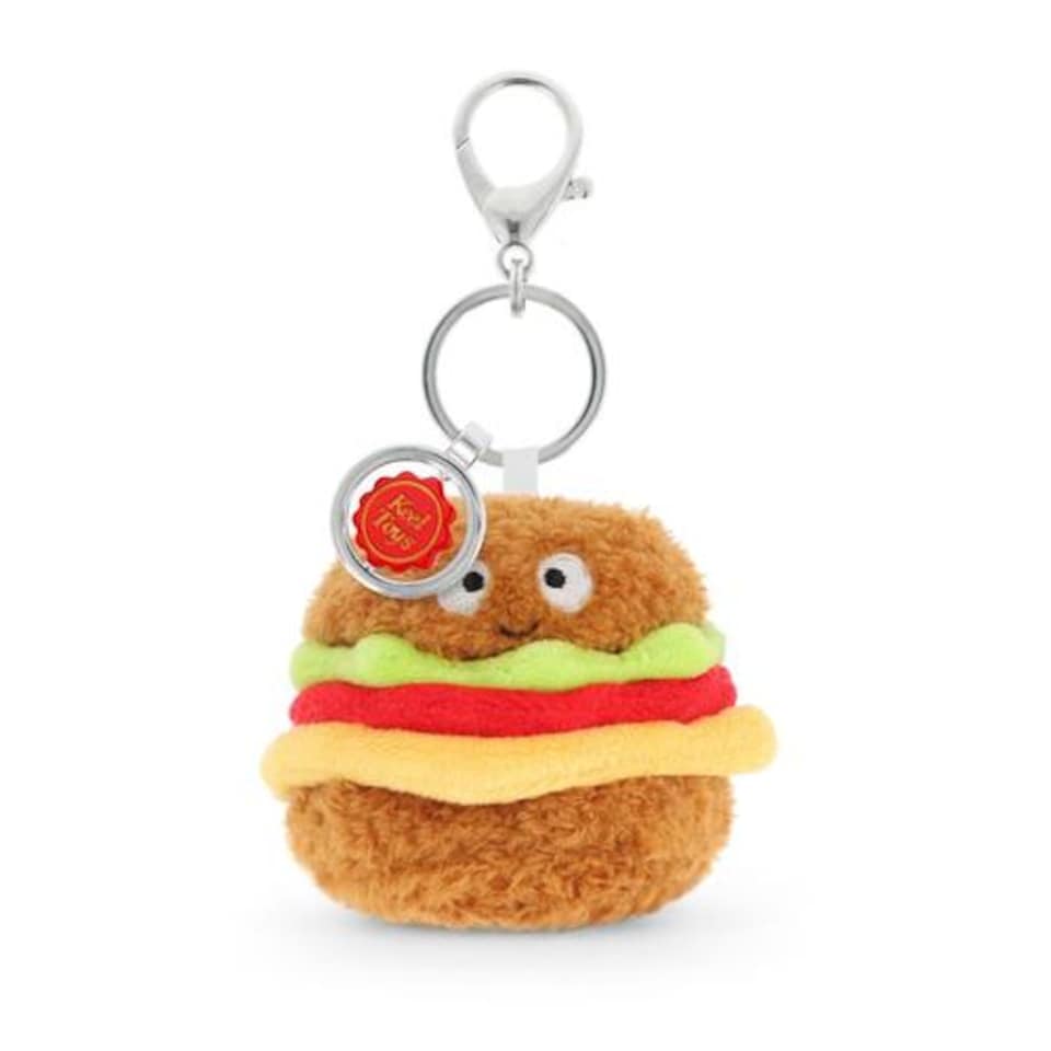 12cm Keeleco Bag Charm Burger - Brand New