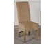 image 7 of Kuba 150 x 85 cm Chunky Medium Oak Dining Table and 6 Montana Fabric Chairs | Brown | Beige