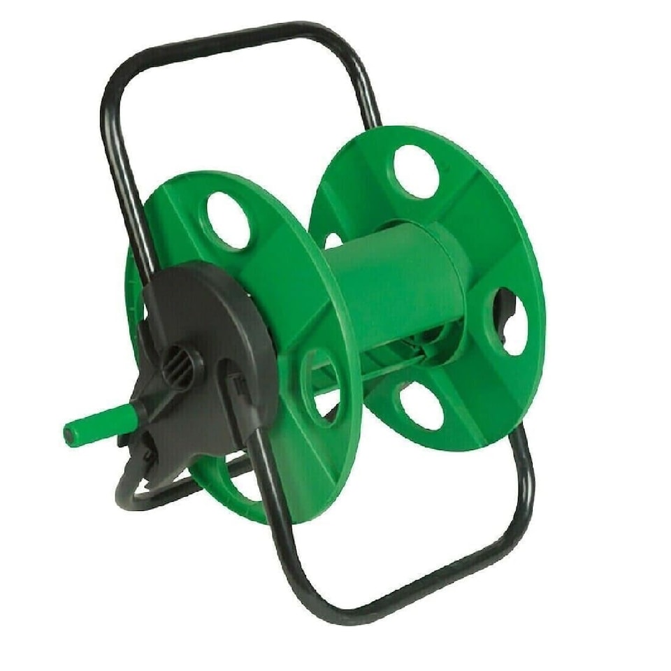 image 1 of Portable Hose Reel Garden Watering Pipe Free Standing Winder Hose Storage Holds Up To 45m