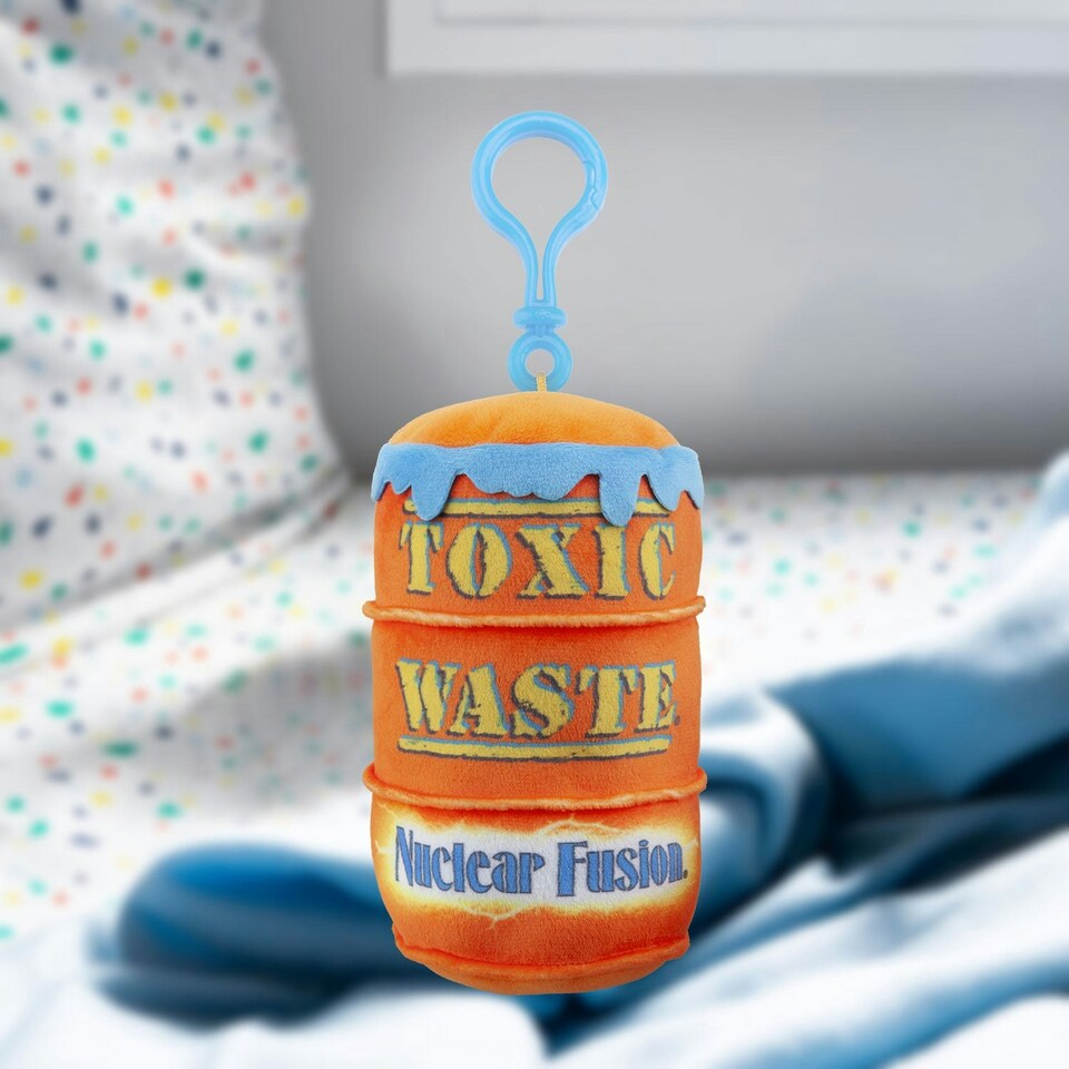 image 1 of Toxic Waste Nucleaer Fusion Soft Toy Candy Inspired Plush Cuddly 15cm Orange
