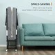 image 5 of HOMCOM Folding Bed with 10cm Mattress, Portable Foldable Guest Bed with Wheels