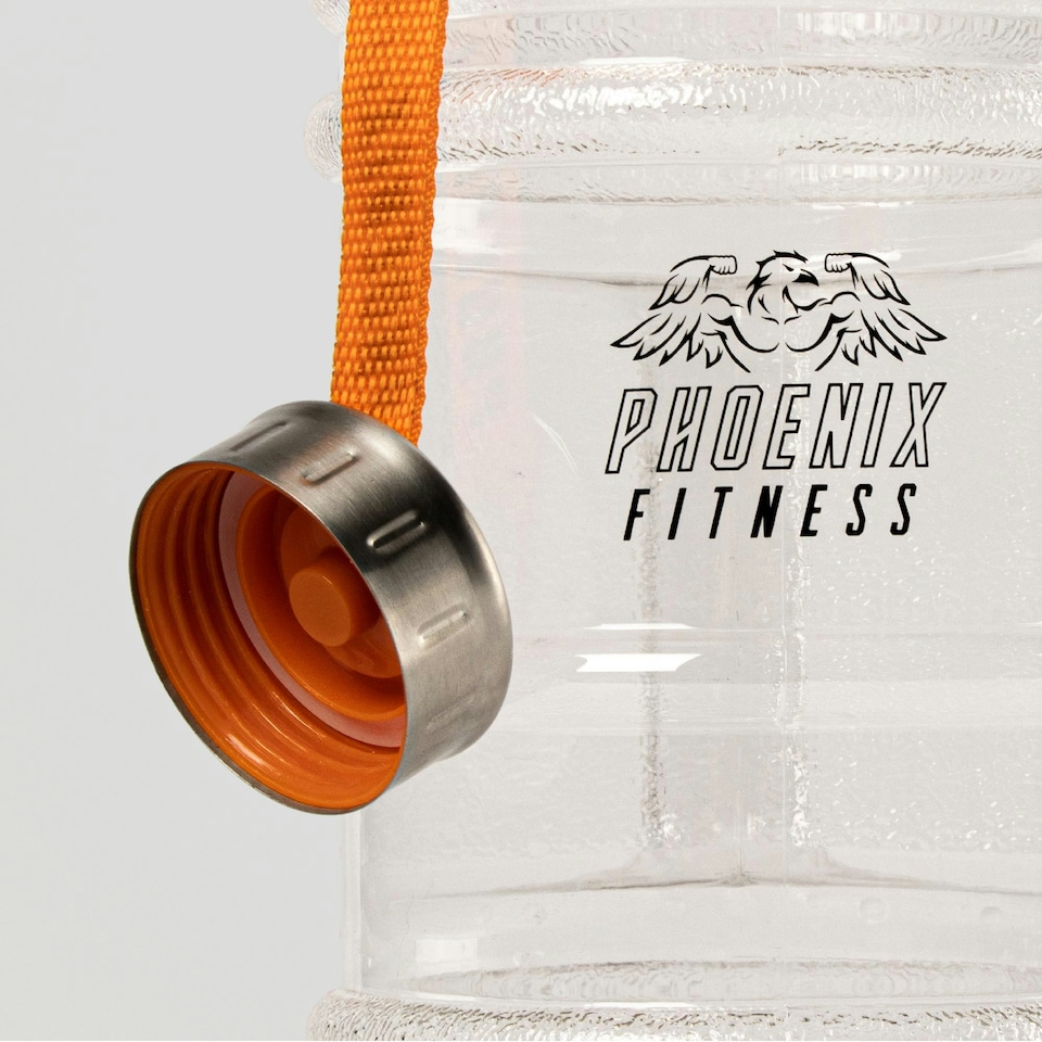 image 1 of Phoenix Fitness  2L Drinks Hydration Water Bottle - Clear