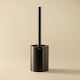 image 2 of Cosmic Free Standing Toilet Brush with Durable Metal for Bathroom, Brushed Black