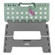 image 6 of JVL Small & Large Folding Step Stool Set – Multi-Purpose, Kitchen & Bathroom – Grey