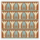 image 1 of Egyptian flower ornament pattern (Picutre Frame) White | M