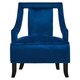 image 1 of Interiors by Premier Midnight Blue Velvet Chair Blue