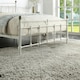 image 5 of Bayford Traditional Vintage Style White Metal Bed Frame (Double) | White | White | Double