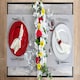 image 5 of Argon Tableware Metallic Charger Plate - 33cm - Silver Silver