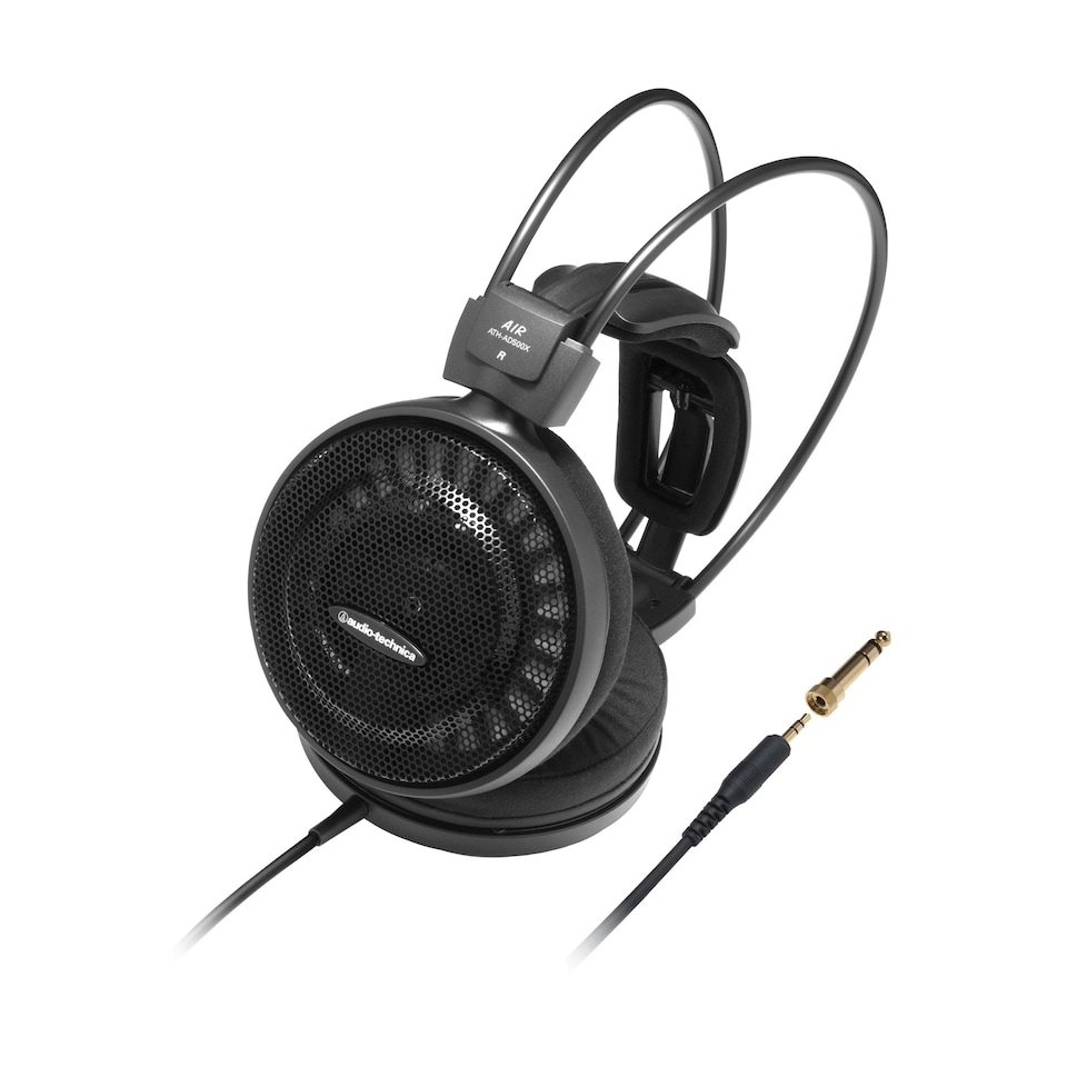 image 1 of Audio-Technica ATH-AD500X High-Fidelity Open-Back Headphones Black