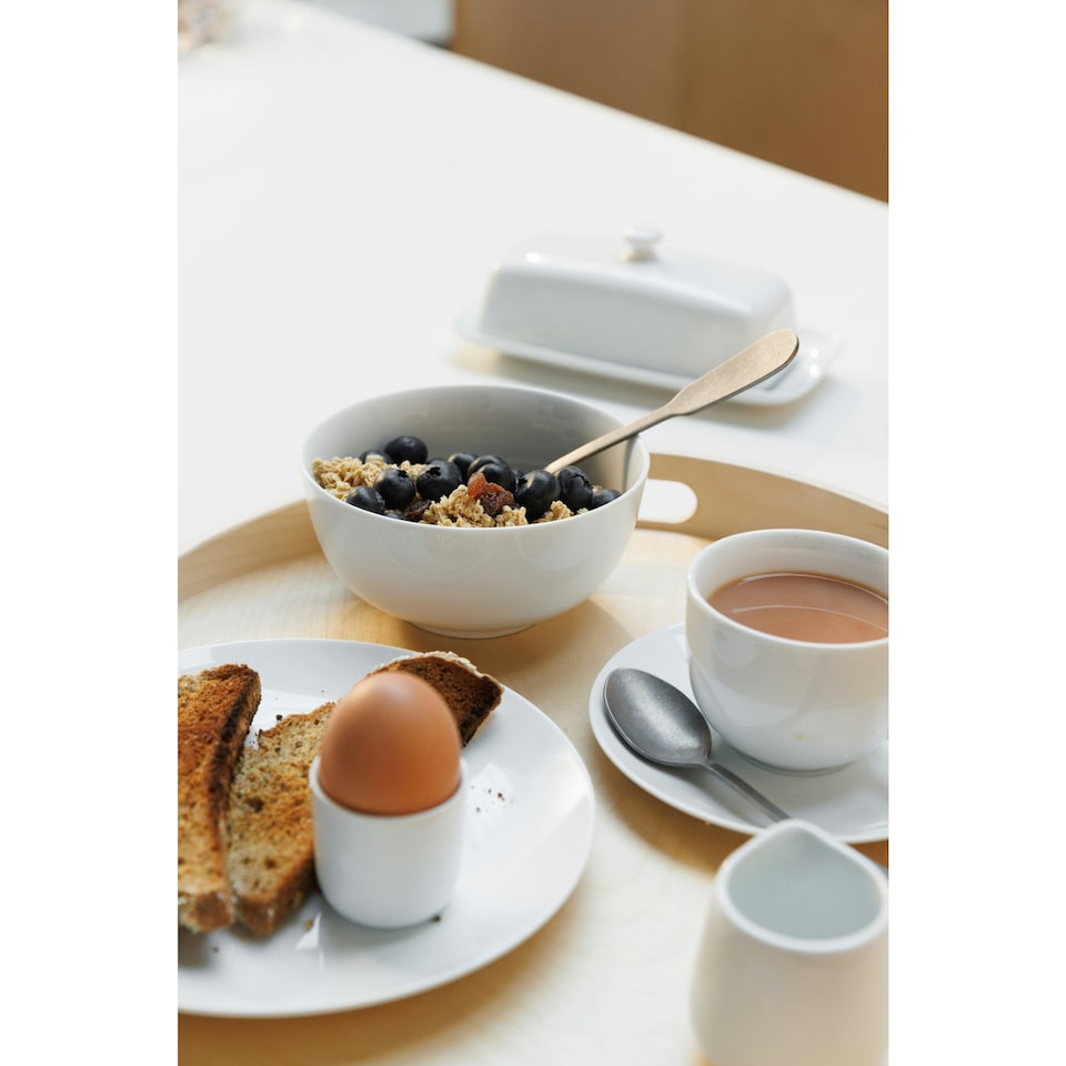 image 1 of Mikasa Egg Cup Set White Porcelain 5cm Set of 4