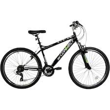 Basis Connect Hardtail Mountain Bike, 26" Wheel - Black/Green