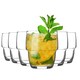 image 1 of LAV Galata Stacking Tumbler Glasses - 285ml - Clear - Pack of 6 Clear