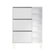 image 1 of 3 Drawer Shoe Cabinet